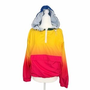Colorful Hooded Windbreaker from Forever 21